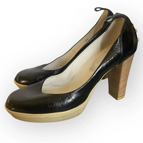 H8 TODs Aspen Patent Leather Heels​ - Picture 3 of 11